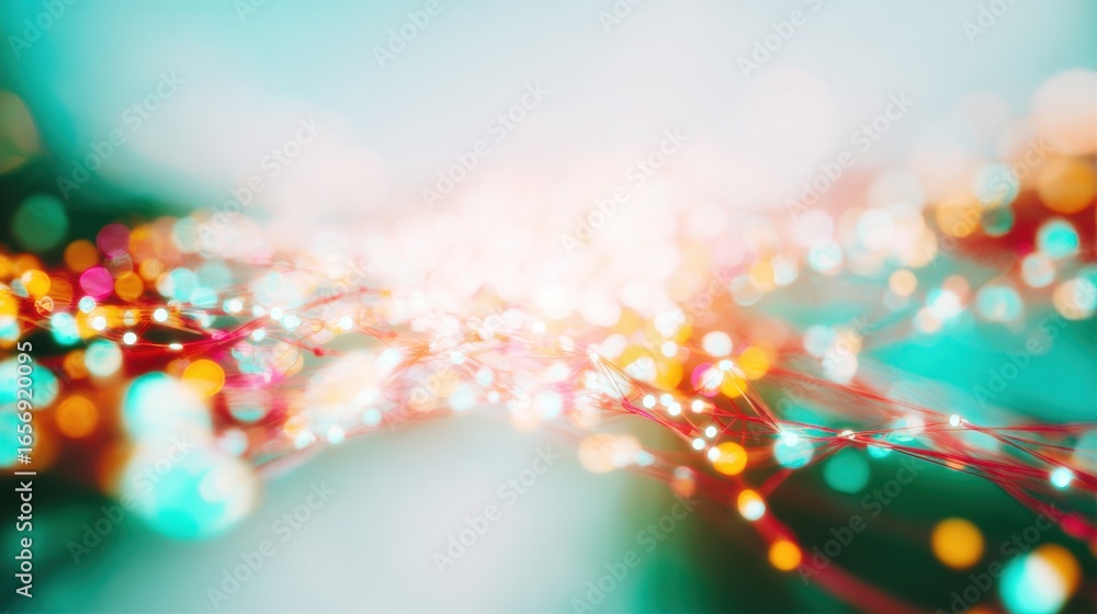 Aufkleber colorful abstract light patterns create a mesmerizing visual experience