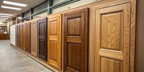Interior Door Display Wood Grain Variety, Panel Styles, Showroom, Home Improvement, Interior Design Interior Doors, Wood Doors