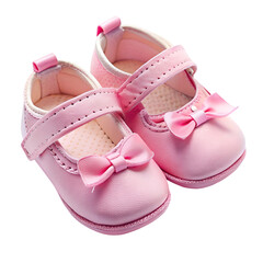 pink baby shoes