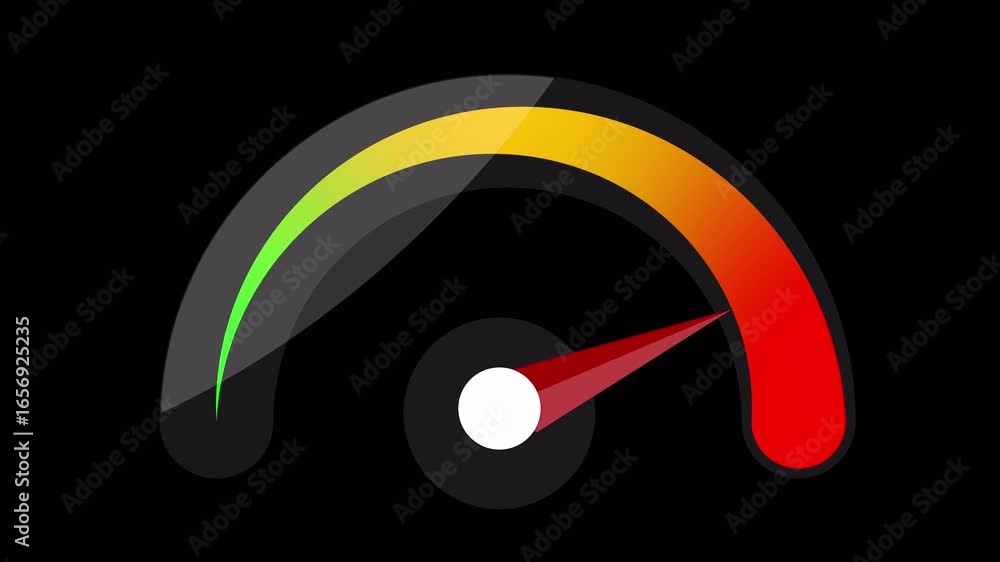 Poster dynamic speedometer: performance, progress, and acceleration visualization