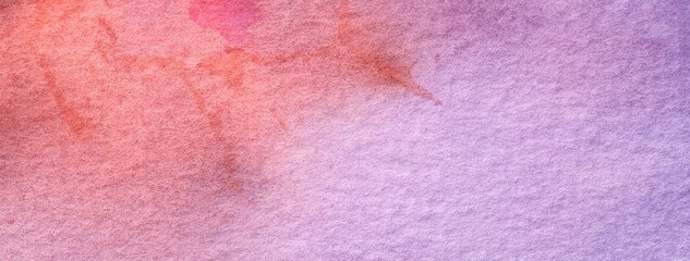 Pink and violet abstract watercolor texture background with purple gradient surface, macro. Lilac art backdrop