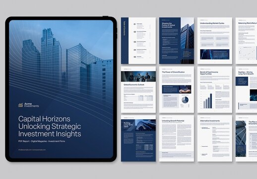 Ebook / Digital Brochure Template