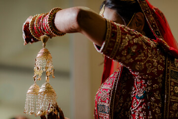 Bride Getting Ready | Bridal Makeup, Jewellery, Mehndi, Wedding Dress, Hair Styling, Candid...