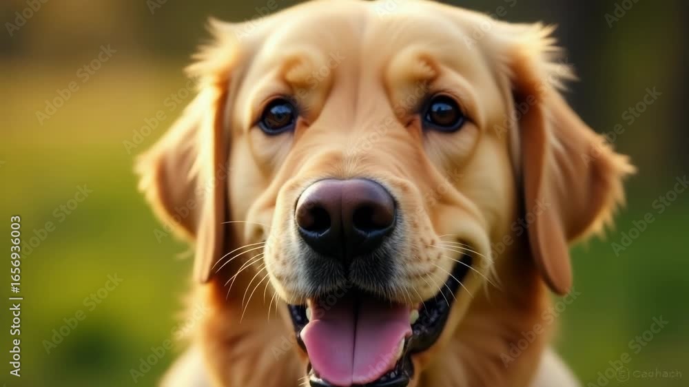 Poster a close-up view of a dog's mouth in an open position, suitable for use as a illustration or design e