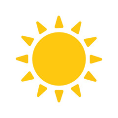 Stylized Sun Vector – Sunny Day Illustration for Seasonal Designs”