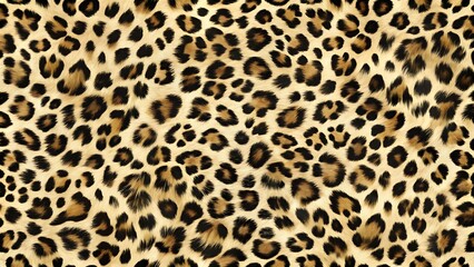 Seamless leopard pattern texture background for fashion textile design