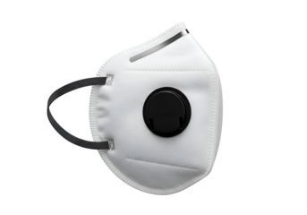 Protective Respirator Mask: Essential Safety Gear isolated transparent on White Background