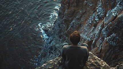 A critical thinking  is governed by profound intelligence, Generative AI illustrations.