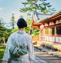 woman kimono geisha costume