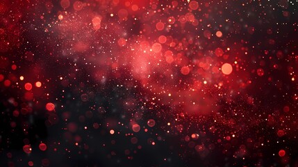 Christmas glowing dust background Christmas glowing light bokeh confetti and sparkle overlay texture for design, Generative AI illustrations.