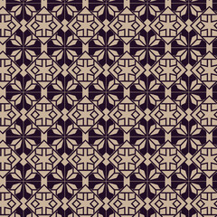 vector seamless pattern with flowers