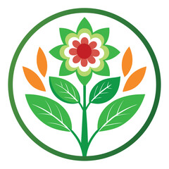 vector illustration of a flower