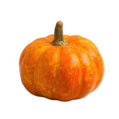 Obraz premium Two orange pumpkins isolated on transparent background
