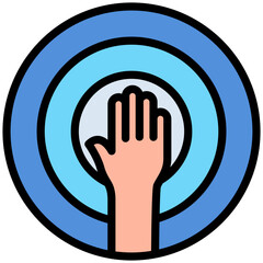 aspirating icon isolated on white background. vector illustration icon for self improvement