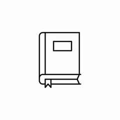 closed book icon sign vector