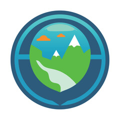 ecology flat icon