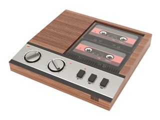 Obraz premium Answering machine isolated on transparent background. 3D illustration