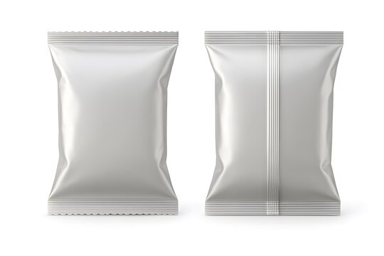 snack packaging bags mockup
