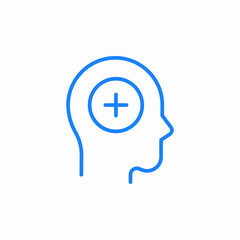 mental wellness icon sign vector