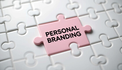 jigsaw puzzle concept with personal branding keyword highlighted