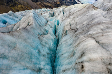 Iceland - Above the Icelandic glaciers