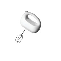 Photo of hand mixer isolated on transparent background