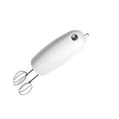 Photo of hand mixer isolated on transparent background