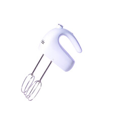Photo of hand mixer isolated on transparent background