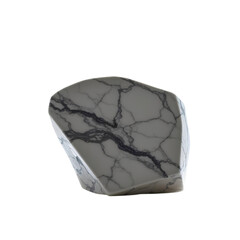 Photo of irregularly shaped rock marble isolated on transparent background