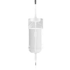 Photo of IV bag hanging isolated on transparent background