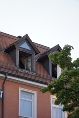 old house with a roof