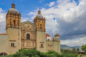 Santo Domingo de Guzman Church in Oaxaca - Templo de Santo Domingo de Guzmán en Oaxaca, Mexico 