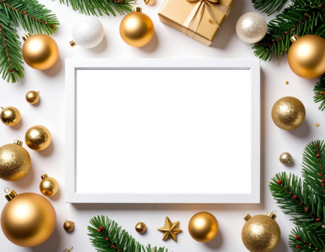 Weihnachtsgrußkarte mit Textfreiraum – festliche Vorlage zum Beschriften oder Personalisieren - Powered by Adobe