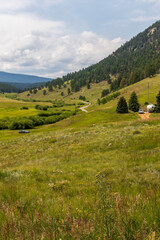 Obraz premium Scenic Landscape in Golden Gate Canyon State Park near Golden, Colorado