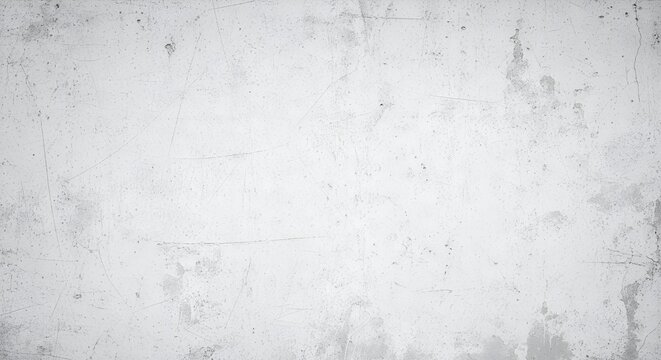 A Grungy and Abstract White Concrete Wall Texture