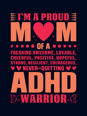ADHD awareness t-shirt design
