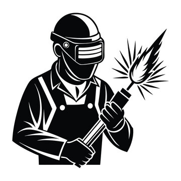 recommend clip art: Welder Torch Svg