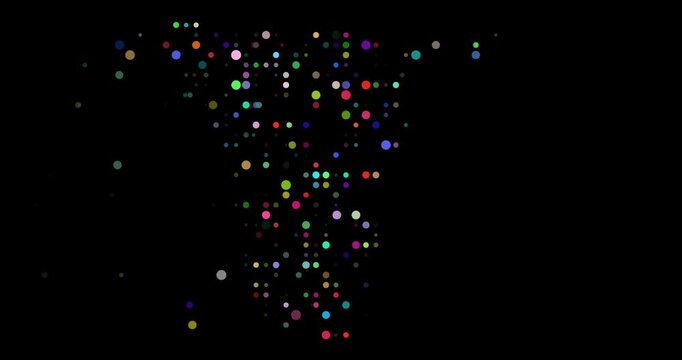 Creative Dots Shaping Namibia Outline