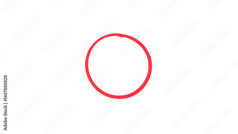 Poster red highlighter circle transparent red highlighter circle on transparent background red hand drawn c