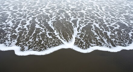 Minimal Sea Foam on Sand Texture
