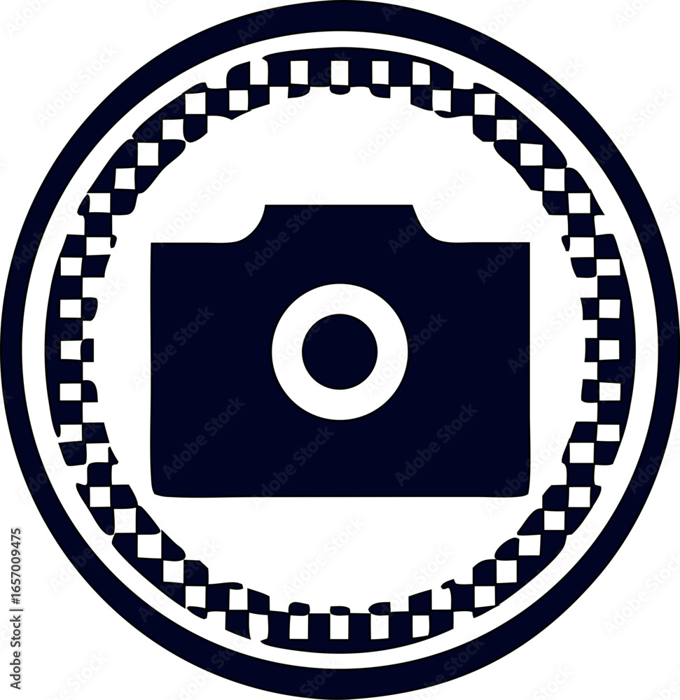 Poster camera vector isolated icon. flat transparent photo camera symbol for user interfaces.