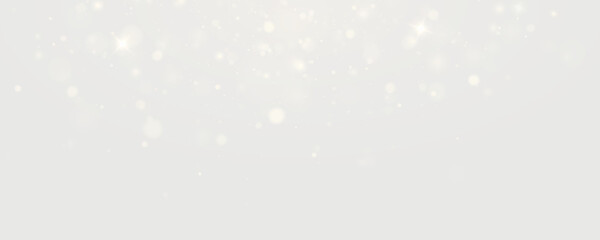 Bokeh light effect background, christmas gold dust, festive glitter dust for banners, cards, advertisement. Christmas glowing dust background png, vector.	
