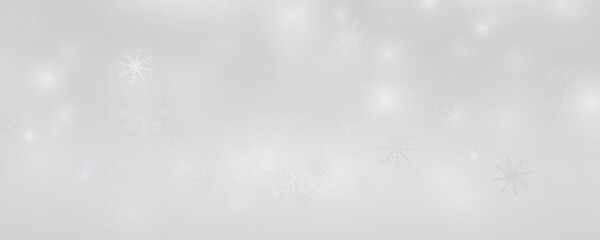 Winter background with falling snowflakes isolated on transparent background, vector png. Snowfall, blizzard, snow storm, snow hurricane. Snowflakes.	

