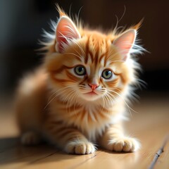 Fototapeta premium Red kitten