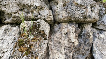 old stone wall