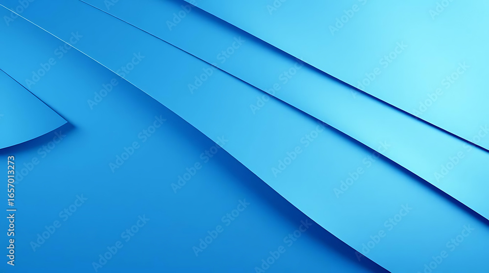 Aufkleber abstract blue background with diagonal lines and smooth curves creating a modern and clean design fo