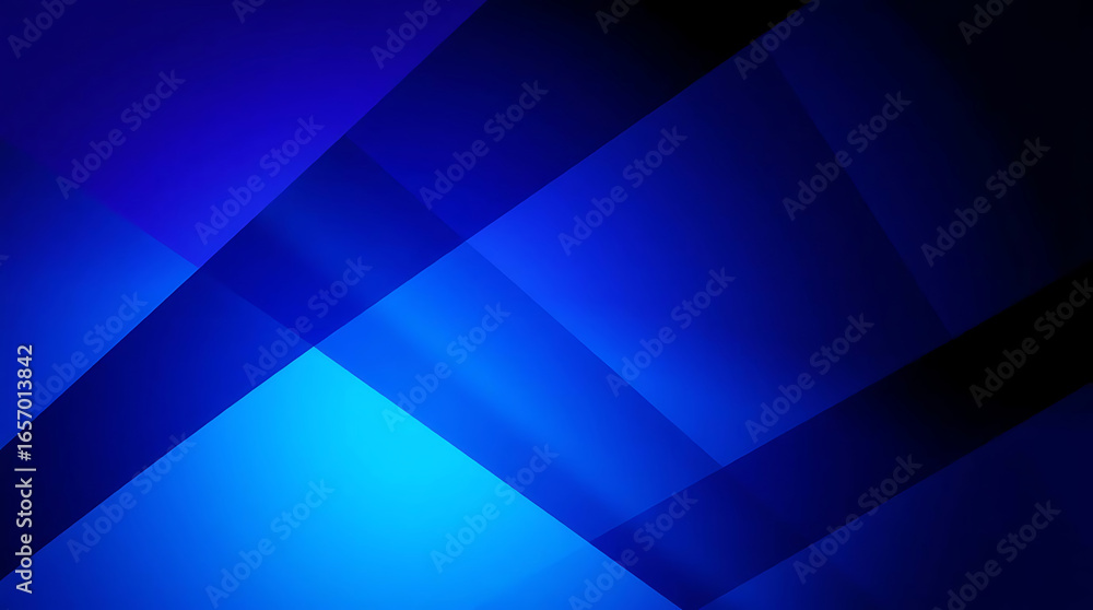 Poster abstract background with diagonal blue lines and shapes creating a dynamic and modern design, perfec