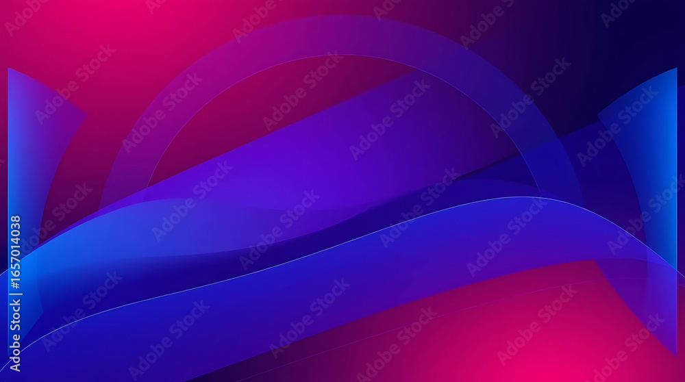 Poster a dynamic abstract background featuring flowing shapes and vibrant colors, creating a modern and vis