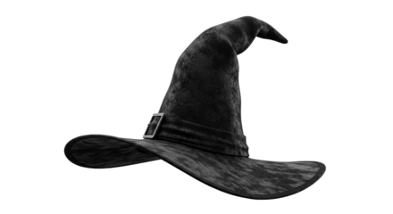 Chapéu de Bruxa Isolado sem fundo – Acessório de Halloween 