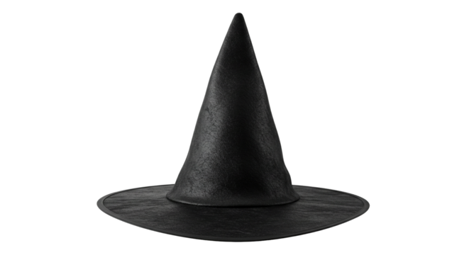 Chapéu de Bruxa Isolado sem fundo – Acessório de Halloween 